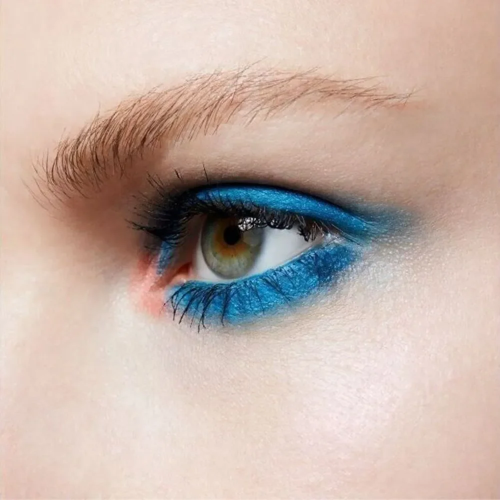 MAC TRIENNIAL WAVE Eye Shadow ~ Medium Blue Satin ~ Pro Palette Pan Refill